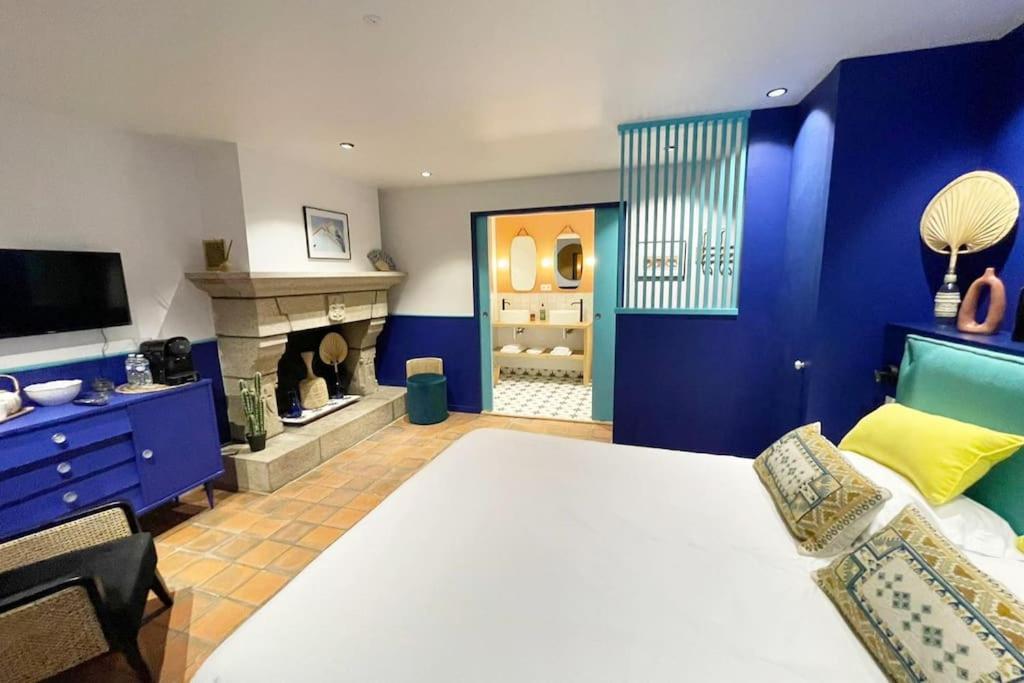 Chambre Majorelle - Rdc - Plage 50M - Rue Gratuite 생말로 외부 사진