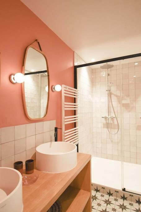 Chambre Majorelle - Rdc - Plage 50M - Rue Gratuite 생말로 외부 사진