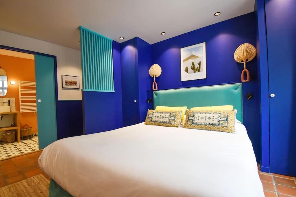 Chambre Majorelle - Rdc - Plage 50M - Rue Gratuite 생말로 외부 사진